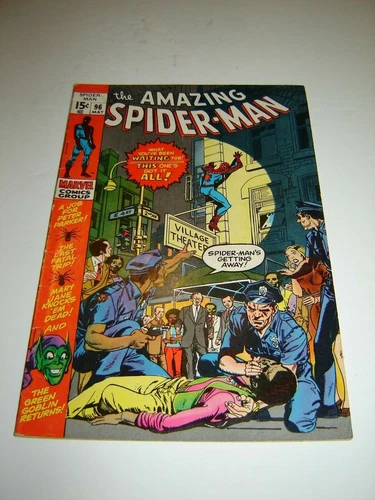 Amazing Spider-Man #96 Drug Book, Not CCA Approved, Green Goblin F - VF