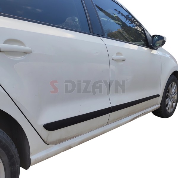 Seitenschutzleisten TüRleisten FüR VW Polo Zierblende Kunststoff ABS-image
