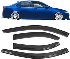 For 2004-2008 Acura TSX Sedan Window Visor Vent Shade Sun Rain Guards Deflectors