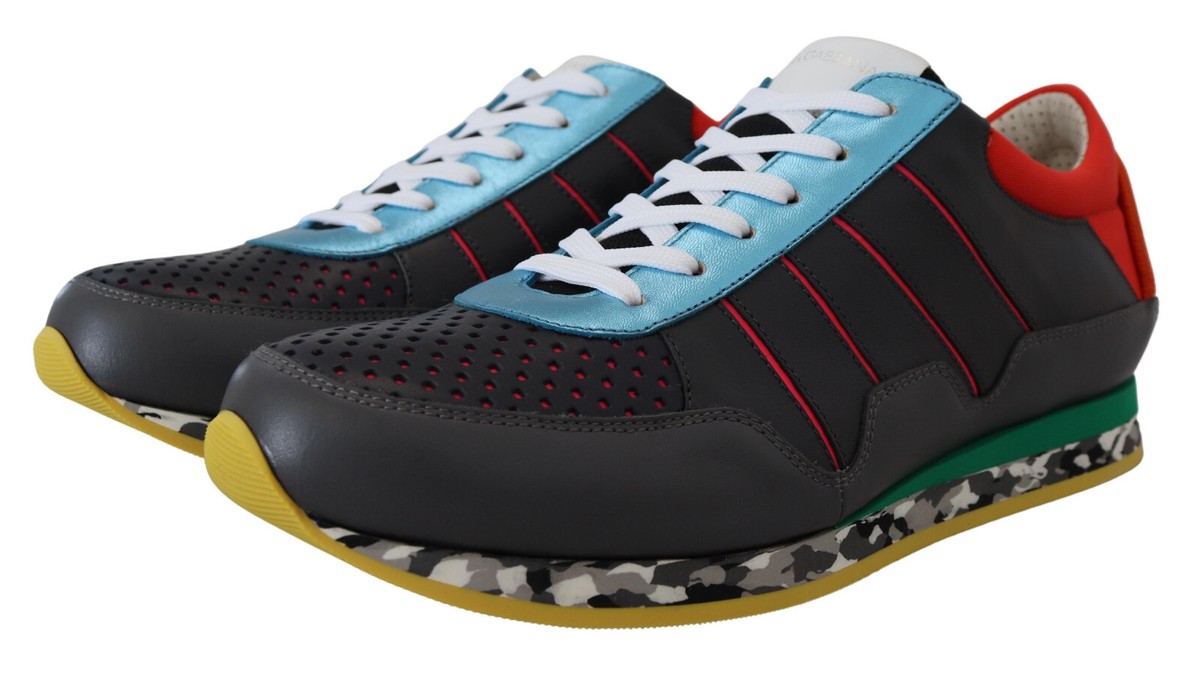 DOLCE & GABBANA Sneakers Shoes Multicolor Sport Low Top Mens
