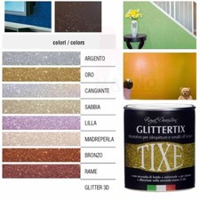 Glitter per pittura murale Gel brillantini Vernice idropitture Tixe Glittertix