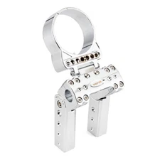 6" Handlebar Risers Clamp w/Gauge Housing Bracket for Harley Sportster 1993-2013