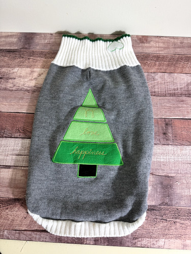Dog coat Christmas sweater Size M-L