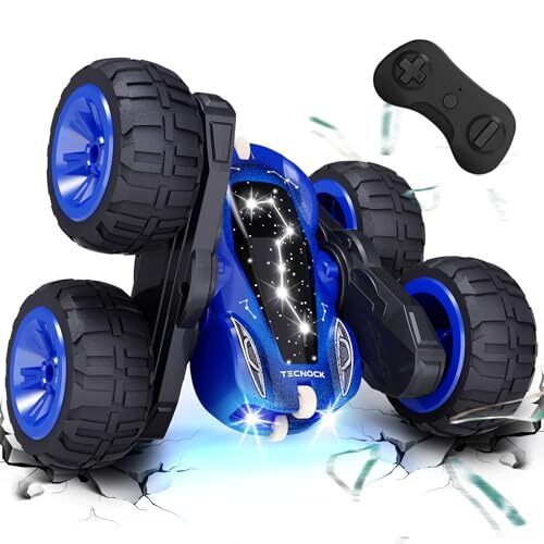 Remote Control Car for Kids, 2.4GHz RC Car with Type-C Easy Charging, 4WD Blue - Picture 2 of 7