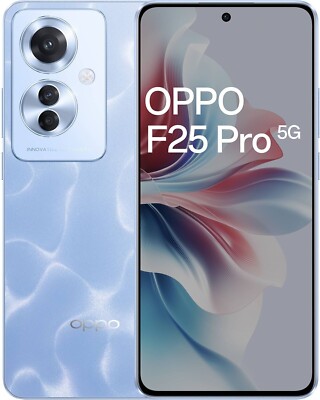 OPPO F25 Pro 5G (Blue, 128GB 8GB RAM)6.7'' 64MP Dual sim Global Version OPEN BOX