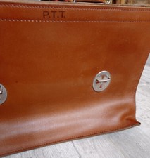 Porte-documents en cuir marron clair vintage des années 70 Porte-documents en cuir marron clair vintage des années 70