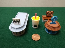 Carnival Booth Collection - 4 Booths - Set  #4 - Z Scale