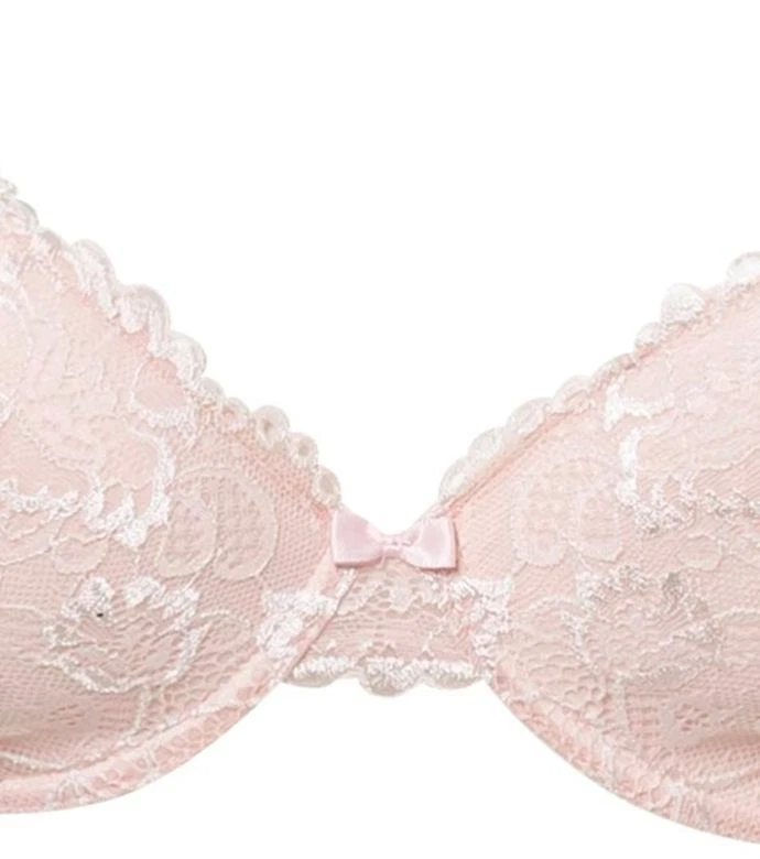 2x BH 2x String Schalen BH Cup E String Spitze pastell rosa Gr 70 - 100 neu 1446 - Bild 3 von 4