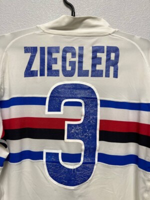 Maillot de football vintage porté match Kappa Sampdoria 2006/07 #3