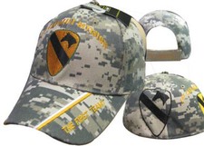 NEW US ARMY 1ST CAVALRY DIVISION THE FIRST TEAM BASEBALL CAP HAT ACU CAMO