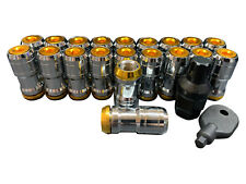 20 Chrome Gold lug nuts for Mazda MX5 for ALLOY WHEELS 12x1.50