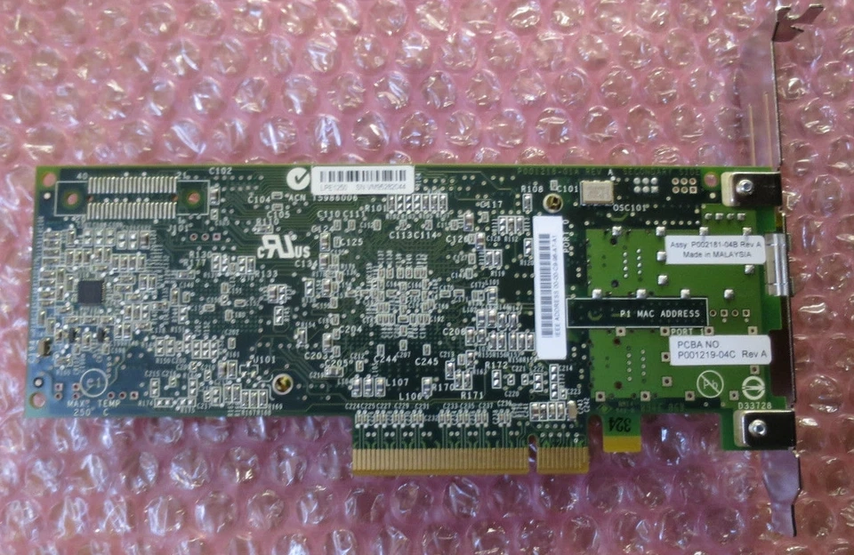 EMULEX Lightpulse LPE1250 8Gb/s Fibre Channel PCI-E Single Channel Full Height - Image 2 of 2