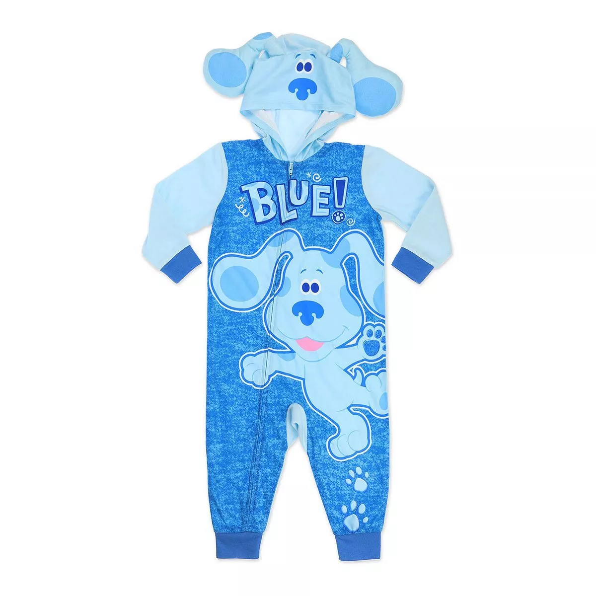 Toddler Blues Clues Hooded Union Suit Sleeper Pajamas Size 5T NWT