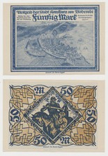 Konstanz  50 Mark 23. Okt. 1922  Erhaltung  ( 2 ) XF Notgeld aus  Baden ( 850-B