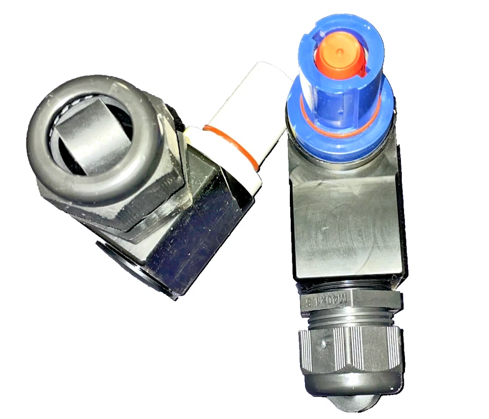 2QTY P3 connector 90 deg PD-3-BL-70mm (BlueL3) & PD-2-WH-70mm (WhiteL2) AU code - Image 4 of 4