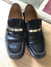 Dolce And Gabbana black Leather Dress Shoes Mens Size 9 Used