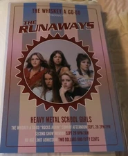 THE RUNAWAYS/JOAN JETT/LITA FORD 1975 WHISKY GO-GO REPLICA CONCERT MUSIC POSTER