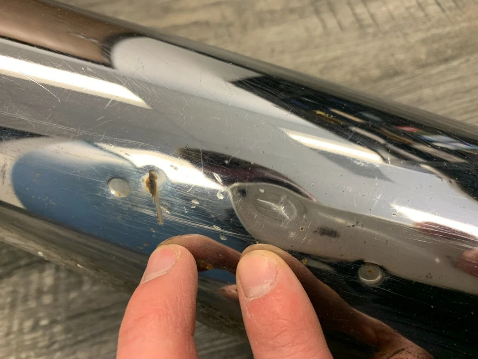 Tubo de escape silenciador izquierdo Honda 1981 1982 CB900F Super Sport OEM #18 Foto 4 de 4