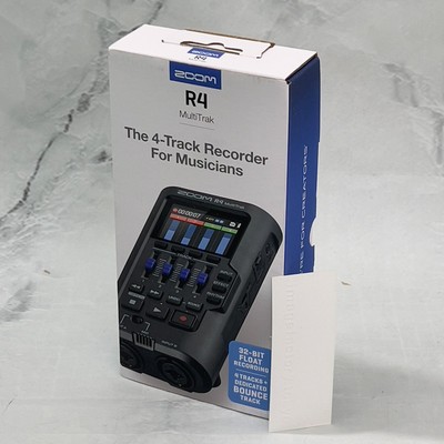 ZOOM R4 4-track portable multi-track recorder compatible with 32-bit float audio