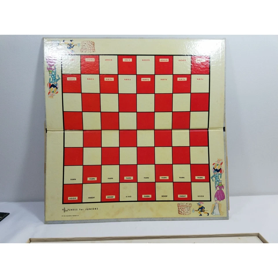 Selright Chess For Juniors Board Game Vintage 1965 Teaching for Children - Image 3 of 4