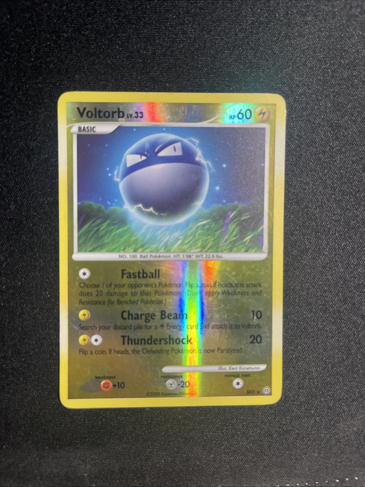 Voltorb (Shiny) LV.33 #SH3 Reverse Holo Rare Stormfront LP