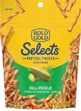 •*.Rold Gold Selects, Dill Pickle Pretzel Twists, 4 Oz.•*.