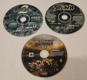 Dreamcast & PS3 Game Lot Gun Bird 2 Spawn & NFL Blitz The League 2 NOT WORKING