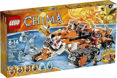 LEGO - Chima - Tiger's Mobile Command Block - 712 Pieces - Ages 8+
