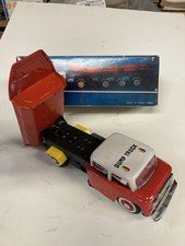 VINTAGE TOY DUMP TRUCK MF 717 FRICTION POWERED 60's GMC ST1 SERVICE CHINA WORKS