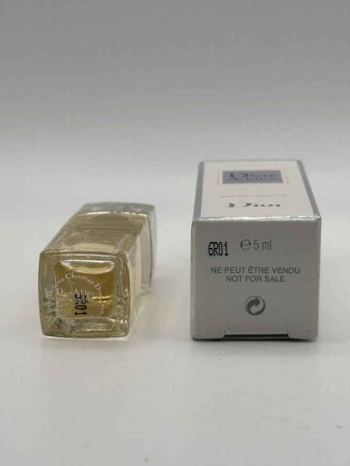 Dior Addict By Christian Dior 5ml Eau De Toilette Splash Vintage Raro - Imagem 4 de 4