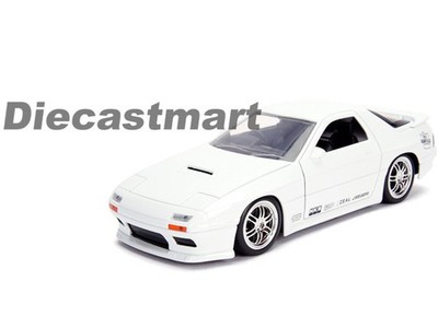 Jada 1:24 JDM Tuners 1985 MAZDA RX-7 FC Glossy Black/White /Red