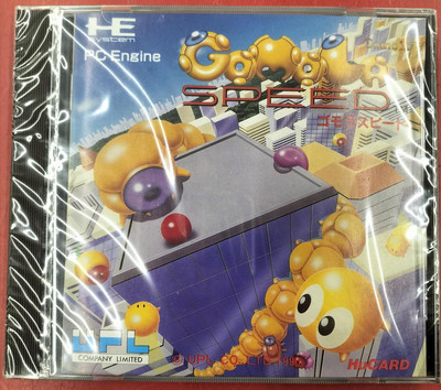 UPL Gomola Speed PC Engine HuCard 1990 Japan Import Rare Action Game
