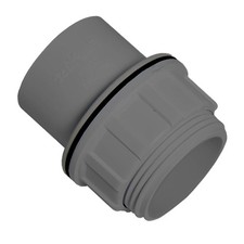 Solvent Grey 32mm (36mm) Tank Connector - Bag of 10 - FREE Next-Day Delivery