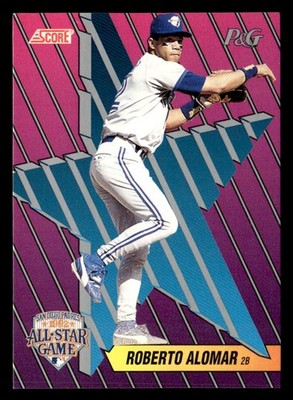 Roberto Alomar 1992 Score Procter & Gamble Card #3 Toronto Blue Jays