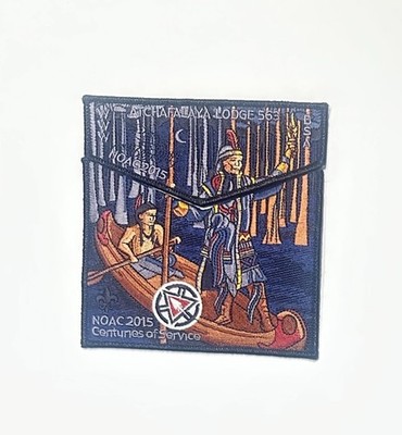 OA BSA PATCHES ATCHAFALAYA NOAC 2015 2-PIECE RARE