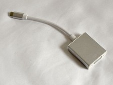 USB-C to VGA Adapter for use with projector or monitor Used, great condition