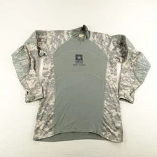 Massif Army Combat Shirt Mens Large ACU Camo UCP Military Tactical Padded Sleeve