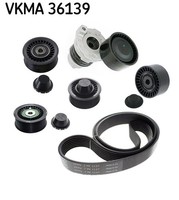 SKF Keilrippenriemensatz Vkma 36139