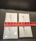 BIA CHEERS Reindeer Plates Coasters Set of 4 Christmas Holiday Party — photo 10