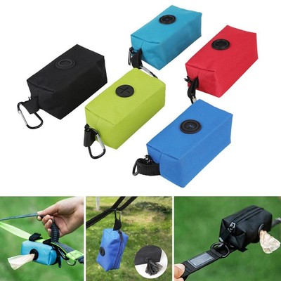 Dog Poop Bag Pet Pick Up Dispenser Puppy Cat Poo Waste Outdoor Garbage H7B2