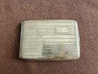 Vintage Sterling Silver 925 Cigarette Case 138g