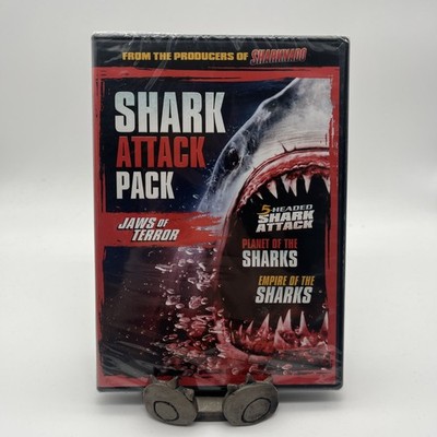 Shark Attack Pack: Jaws of Terror (DVD, 2017, Widescreen)-Horror