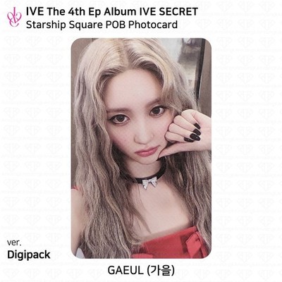 IVE 4th EP Album IVE SECRET Starship Square POB Photocard WONYOUNG