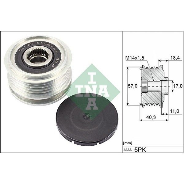 Schaeffler INA 535 0295 10 Generatorfreilauf-image
