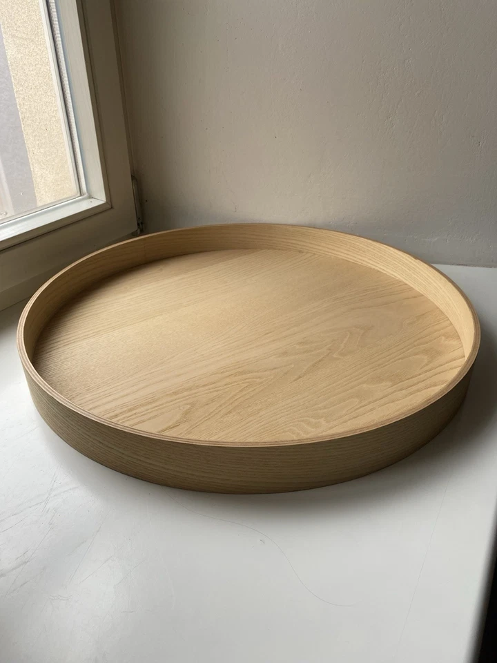 Ikea Holz Tablett Rund Groß 51 cm Hell 2017 nicht mehr Erhältlich Design Klassik - Bild 2 von 4