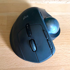 Logitech MX Ergo Logi Trackball Maus Schwarz/...