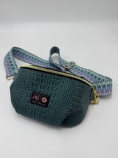 Makeup Junkie Bag Sidekick Fanny Pack Green with adjustable Strap NWOT