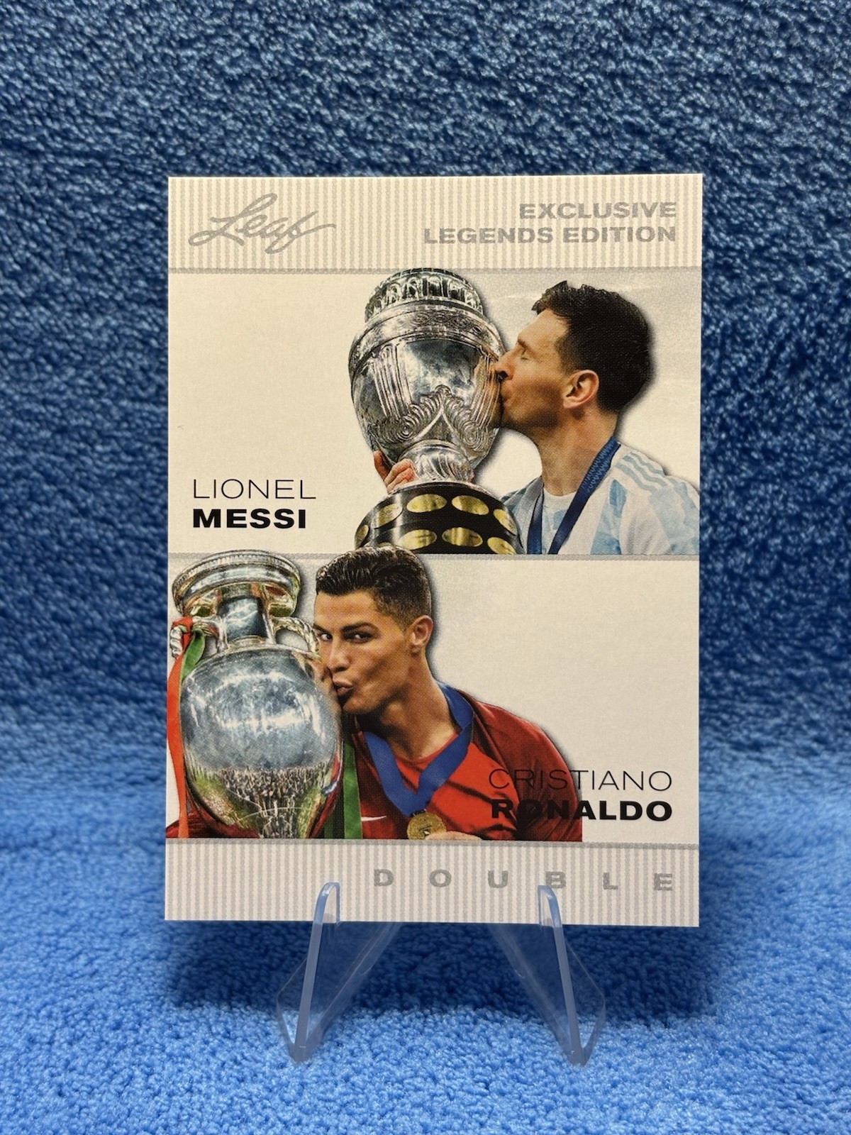 RONALDO / MESSI * DOUBLE EDITION 2024 "SPECIAL RELEASE" #ELE-24 SOCCER CARD