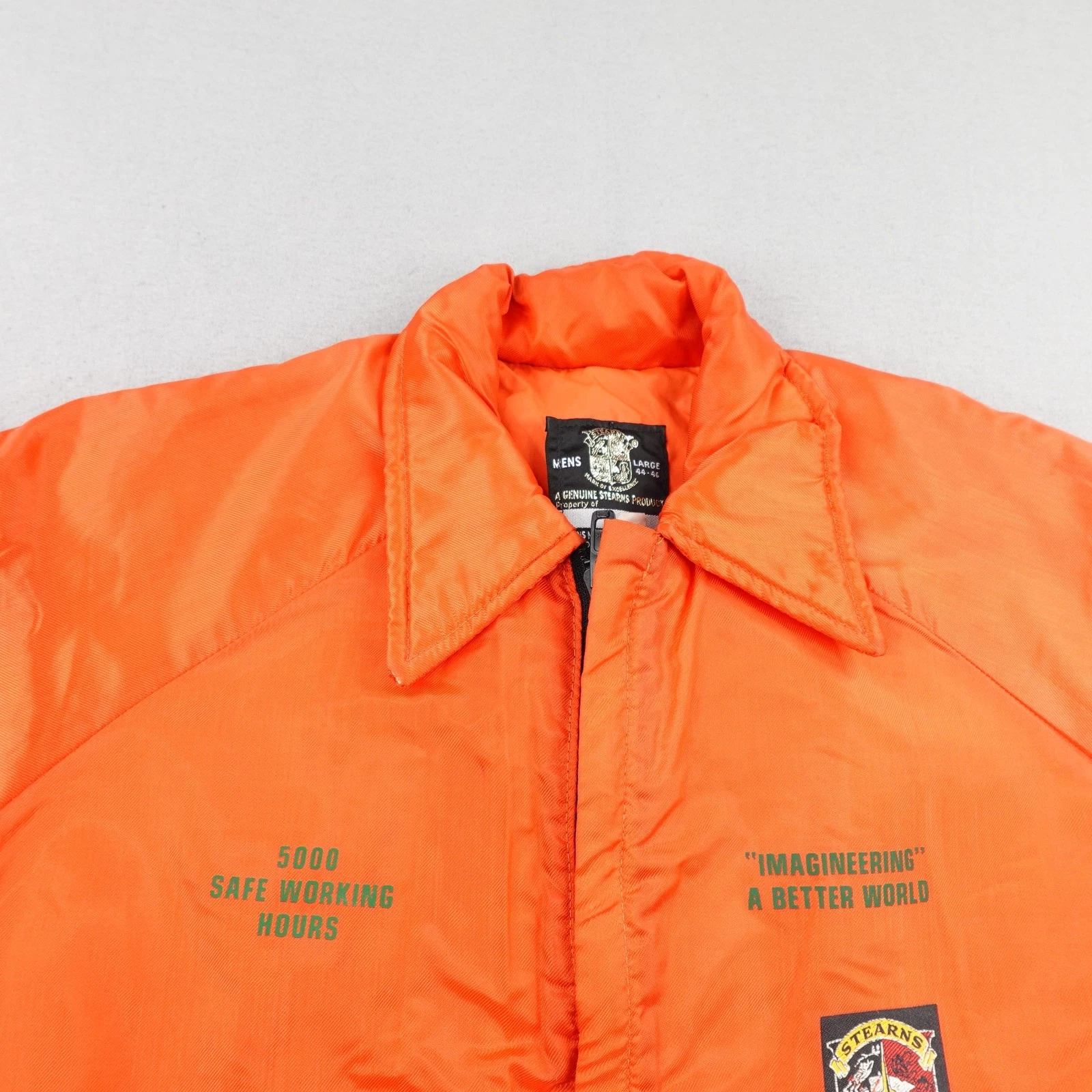 Vintage Stearns Jacket Large Type III Industrial Flotation Padded Fishing Coat image 2