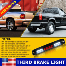 For Chevy 1999-2007 Silverado Sierra LED 3RD Cargo Brake Light Third Smoke Lens